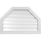 Ekena Millwork Octagonal Top Surface Mount PVC Gable Vent w/ 2"W x 1-1/2"P Brickmould Frame, 30"W x 20"H GVPOT30X2002SF - alternate 1